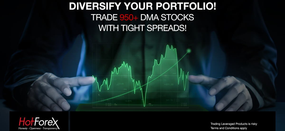 HotForex offers CFD Trading on 900+ DMA Stocks