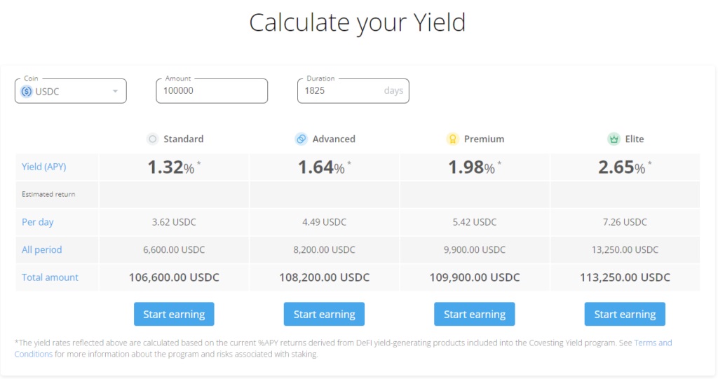 Rewards calculator