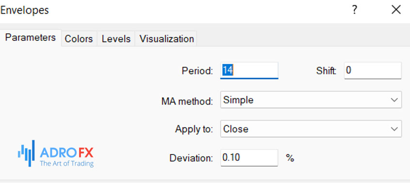 Let us have a look at the parameters that can be adjusted