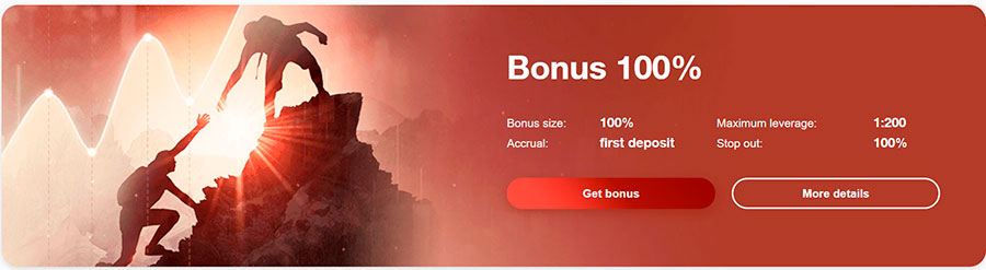 InstaForex 100% Welcome Bonus